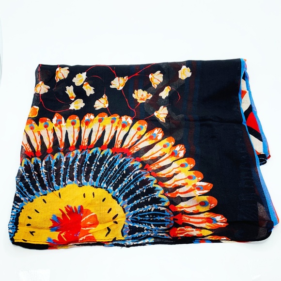 Women's Designer Fashion Scarves Sheer By Oori - Picture 4 of 8